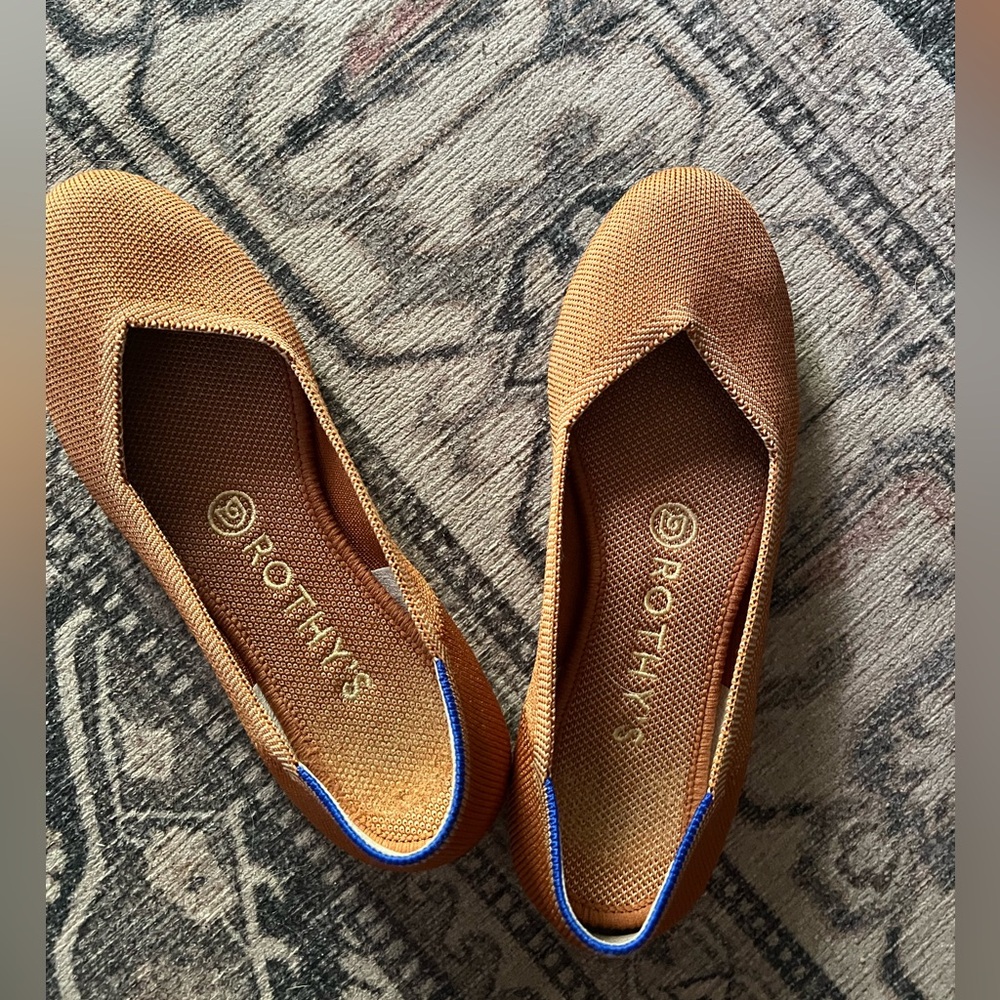 Rothy's Tan Loafers, size 6.5, women’s